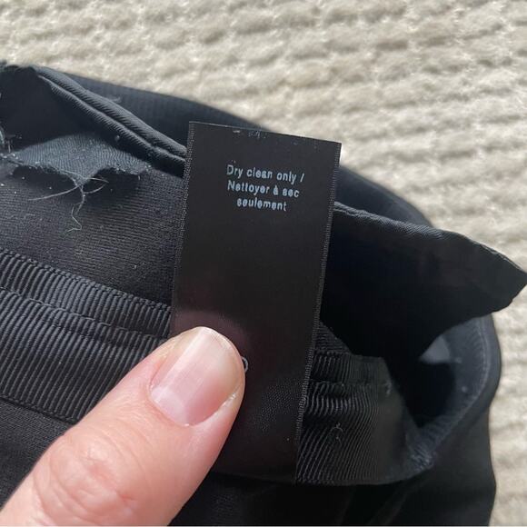 rag & bone Annie Cropped Ponte Pants in Black Size 8 - Picture 6 of 7